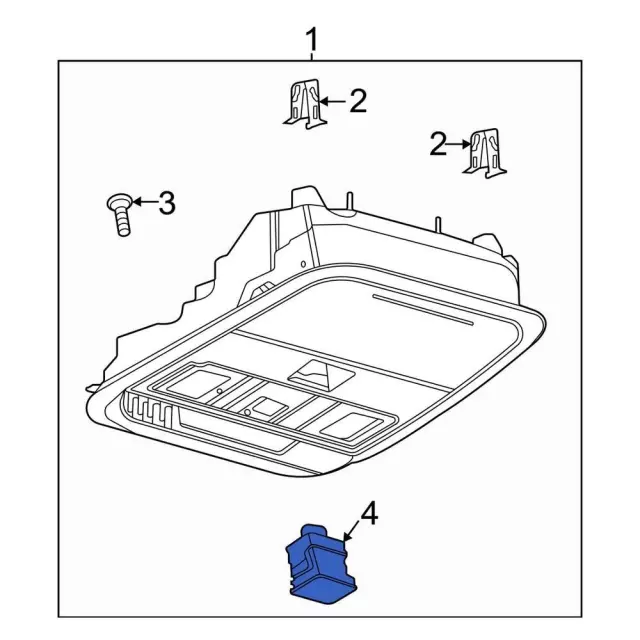 Sunroof Switch - Ford (JX7Z-13A350-A)
