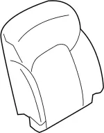 876205ZA2B - : Seat Back Cover for Infiniti Image