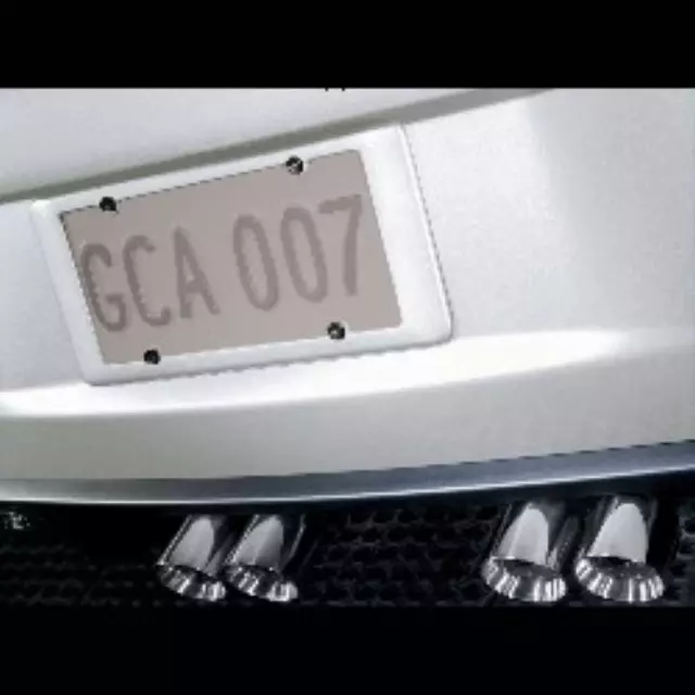 Rear License Plate Holder - White (10U) - GM (12499520)