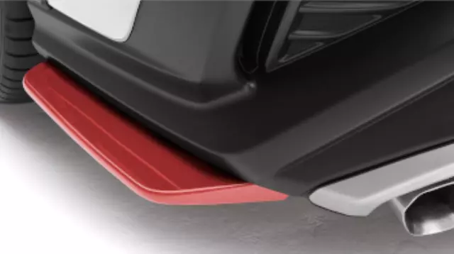 E5610VC020 - Exterior: Sti Under Spoiler - Rear Quarter - Red for Subaru: WRX Image