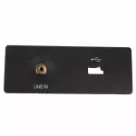 CV6Z19C149A - : Auxiliary Jack Bezel for Ford: C-Max, Edge, Escape, Explorer, Flex, Focus, Police Interceptor Utility, Taurus Image