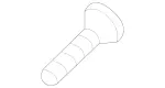 69900912 - Trunk Lid: Pan Head Screw W Collar for Mercedes-Benz Image