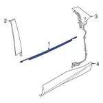 LJ8Z5825860A - : 2021-2024 Ford Mustang Mach-E - Belt Molding for Ford: Mustang Mach-E Image