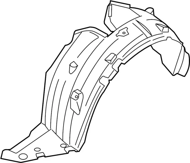 6384067U00 - Body: Splash Guard for INFINITI: Q45 Image