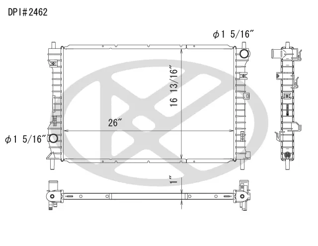 A2462 - Cooling Systems: Koyorad Radiator for Koyo Image