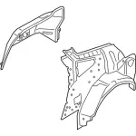 FR3Z6327790A - Body: Inner Panel for Ford: Mustang Image