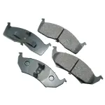 ACT642 - : Akebono ProACT Ultra Premium Ceramic Disc Brake Pad Kit for AKEBONO Image