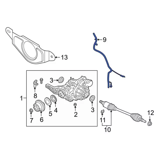 K2GZ4022M - Suspension: Vent Hose for Ford Image