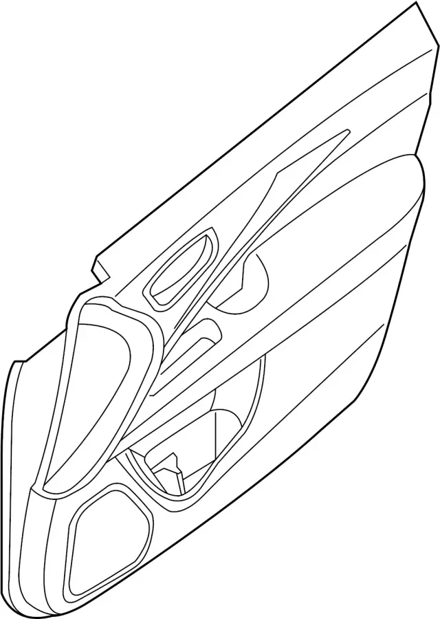 809A03JA0A - Body: Door Trim Panel for INFINITI: JX35, QX60 Image