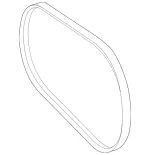39931496 - : V-Ribbed Belt for Mercedes-Benz Image