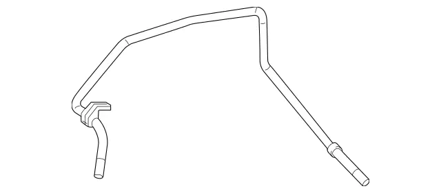 2575000100 - Radiator: Coolant Pipe for Mercedes-Benz: CLS450, CLS53 AMG, E350, E53 AMG Image image