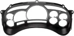 100000B - Body: Instrument Cluster Lens Upgrade Kit - Stainless Steel Trim for Dorman Image