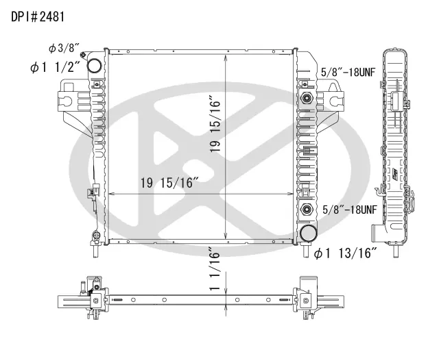A2481 - Cooling Systems: Koyorad Radiator for Koyo Image