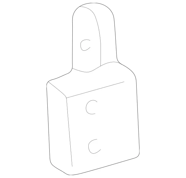 2037300537 - Rear Doors: Hinge for Mercedes-Benz: C230, C240, C280, C32 AMG, C320, C350, C55 AMG Image image