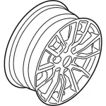 KB3Z1007A - : Wheel, Alloy for Ford: Ranger Image