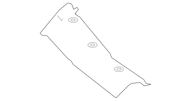 1646260455 - Cowl, Front Panel: Crossmember for Mercedes-Benz: GL320, GL550, ML320, ML350, ML450, ML500, ML550, ML63 AMG Image image