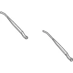 5L8Z17526BA - Body: Wiper Arm for Ford: Escape Image