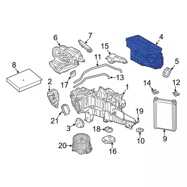 Duct Air Vent - Ford (GL3Z-18471-B)