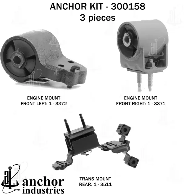 300158 - Engines &amp; Components: Anchor Engine Mount Kit for Anchor Image