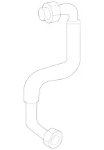 4632701496 - Cooling System: Feed Line for Mercedes-Benz Image