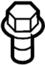 623184M400 - Body: Inspection Cover Clip for Infiniti Image