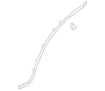 2577301401 - Rear Doors: Seal, Rear Door for Mercedes-Benz Image