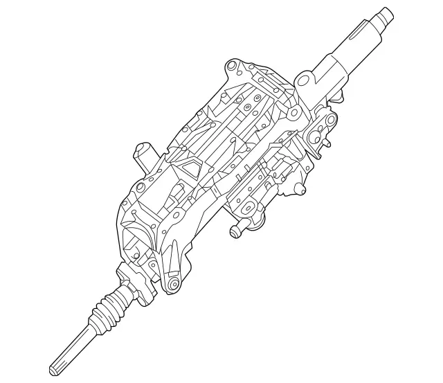 1664606300 - Steering: Steering Column for Mercedes-Benz: GL350, GL450, GL550, GL63 AMG, GLE300d, GLE350, GLE400, GLE43 AMG, GLE450 AMG, GLE550e, GLE63 AMG, GLE63 AMG S, GLS350d, GLS450, GLS550, GLS63 AMG, ML250, ML350, ML400, ML550, ML63 AMG Image image
