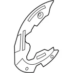 KB3Z2K005A - : Splash Shield for Ford Image