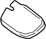 288825DF1A - Body: Wiper Arm Cover for Infiniti Image