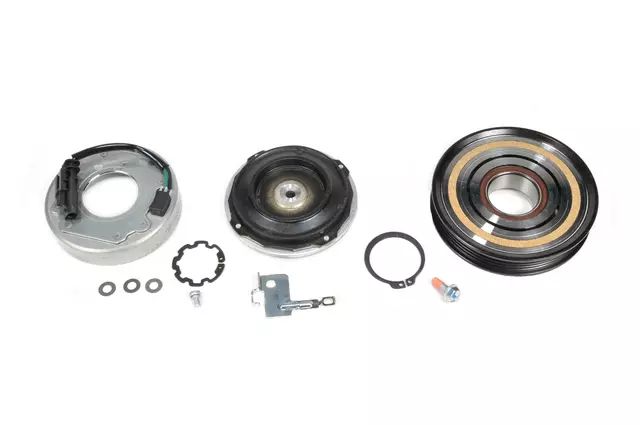 Air Conditioning Clutch Kit with Coil, Pulley, Snap Rings, Bracket, Shims, and Bolts - GM (84160278)