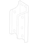 2236206100 - Front-End Assembly, Front Panel: Mounting Rail for Mercedes-Benz: 350SD, Maybach S580, Maybach S680, S500, S580, S580e, S63 AMG E Performance Image