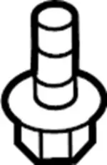 850N81LB0B - : Lower Bracket Bolt for Infiniti Image