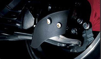 MZ555004EX - Exterior: Front Brake Air Guides for Mitsubishi: Lancer Image