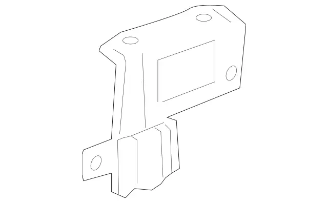 2518850114 - Body: Bumper Bracket for Mercedes-Benz Image