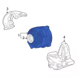 4U2Z10V346ELRM - : 2001-2004 Ford - Alternator for Ford: Explorer, Explorer Sport, Explorer Sport Trac | Mercury: Mountaineer Image