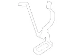 2055011920 - Radiator: Holder for Mercedes-Benz Image