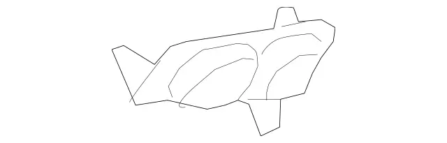 2226331111 - : Floor Plate for Mercedes-Benz: Maybach S550, Maybach S560, Maybach S600, Maybach S650, S450, S550, S550e, S560, S600, S63 AMG, S65 AMG Image