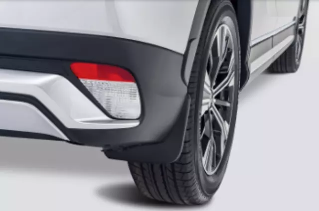 Genuine Full Set Black Splash Guards Mud Flaps For 2003-2006 Mitsubishi Outlander - Direct Bolt-On