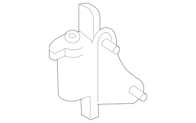 204720153764 - Body: Upper Hinge for Mercedes-Benz Image