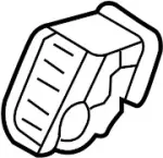 68753CR900 - Body: Air Vent for Infiniti Image