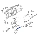 ML3Z1504459BP - Body: Trim Cover for Ford: F-150 Image