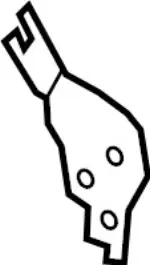 479605NA1A - Brakes: ABS Sensor Bracket for Infiniti Image