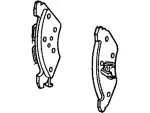 F6AZ2200BA - : Brake Pads for Ford Image