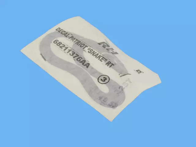 68211376AA - Exterior Ornamentation: Front Door Decal, Right for Jeep: Patriot Image