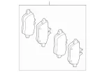 420070590 - : Brake Pads for Mercedes-Benz Image