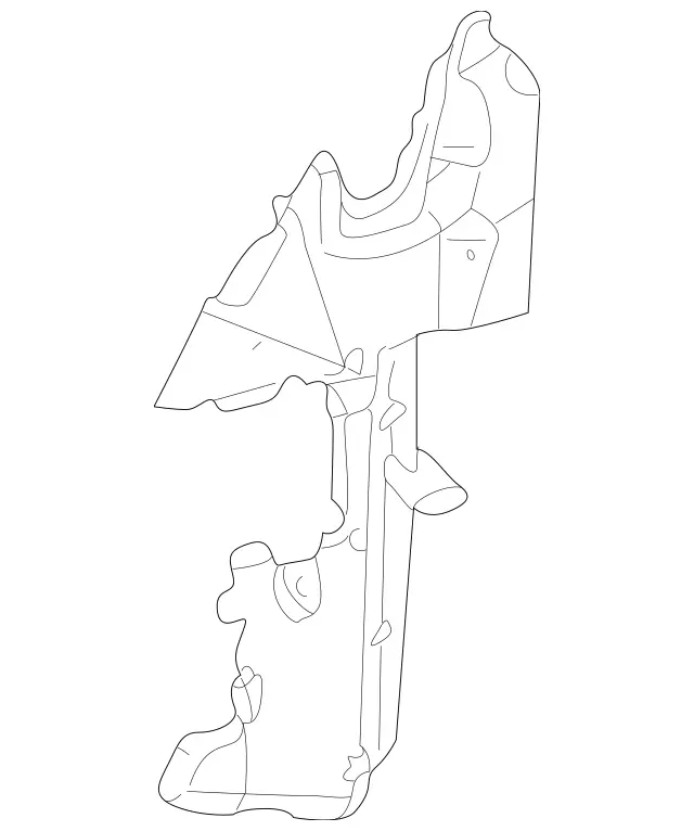 2305052230 - Cooling System: Baffle for Mercedes-Benz Image