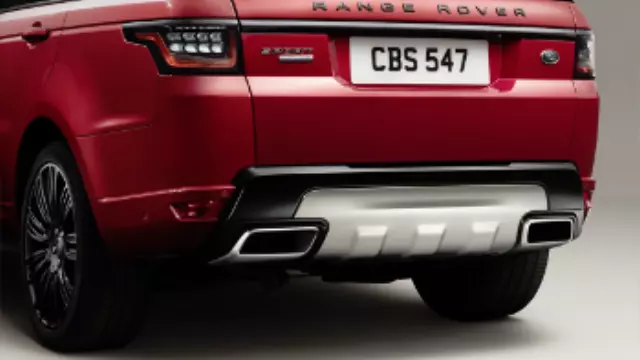 VPLWB0362 - Exterior: Stainless Steel Undershield, Rear for Land-Rover Image