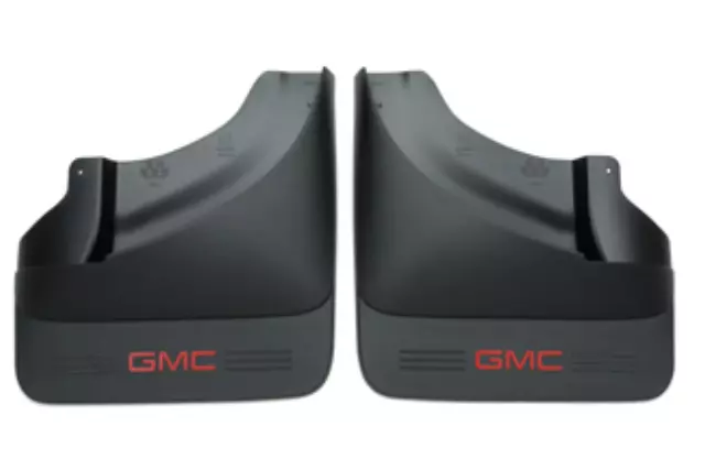 19212556 - Exterior: Splash Guards - Rear Molded for GMC: Sierra 1500, Sierra 1500 Classic, Sierra 1500 HD Classic, Sierra 2500 HD, Sierra 2500 HD Classic, Sierra 3500 Classic, Sierra 3500 HD Image