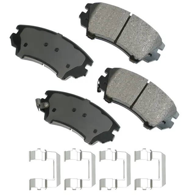 ACT1404 - : Akebono ProACT Ultra Premium Ceramic Disc Brake Pad Kit for AKEBONO Image