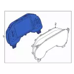 PC2Z10849A - : Instrument Cluster for Ford: E-350 Super Duty, E-450 Super Duty Image